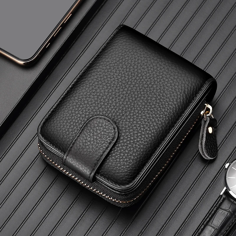 Driver's License Card Bag Men's Anti-degaussing Multi-card Position Certificate Credit Card Bag Large Capacity Bank Card Holder
