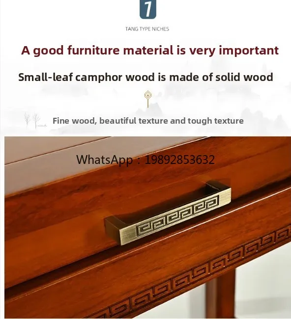 

ZZ Lobular Camphor Wood Altar Home Living Room Worship Small Buddha Shrine Altar