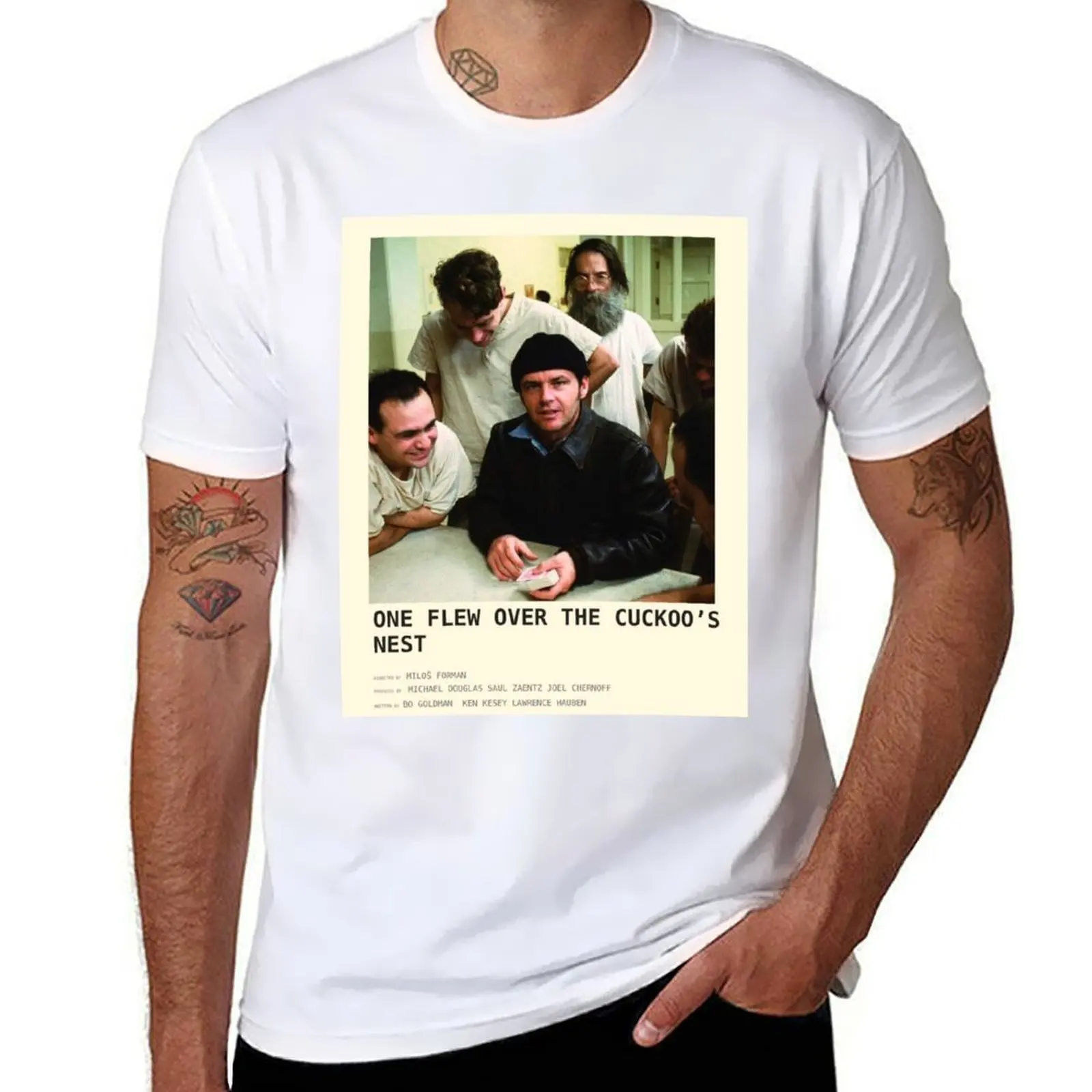 one flew over the cuckoo's nest T-Shirt anime t shirts oversize t shirt man casual T-Shirt