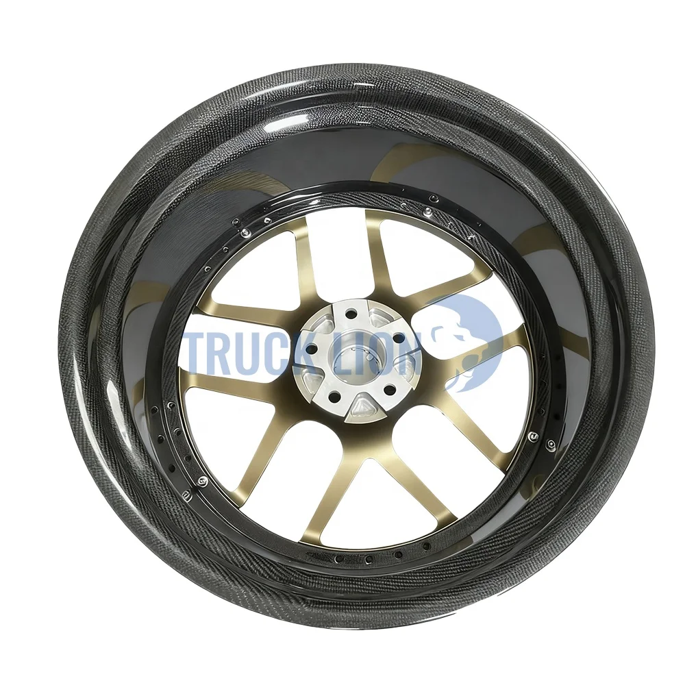 Novo Design de Roda de Fibra de Carbono Forjada de 18-24 Polegadas, Aro Leve de Liga para Modificação de Carros Esportivos de Luxo
