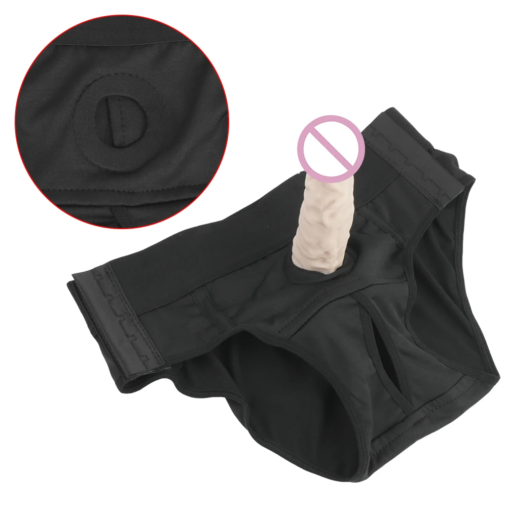 Prodotti del sesso per donna Giocattoli sessuali indossabili per mutandine strapon ultra elastiche regolabili lesbiche con pantaloni con dildo strap-on O-ring