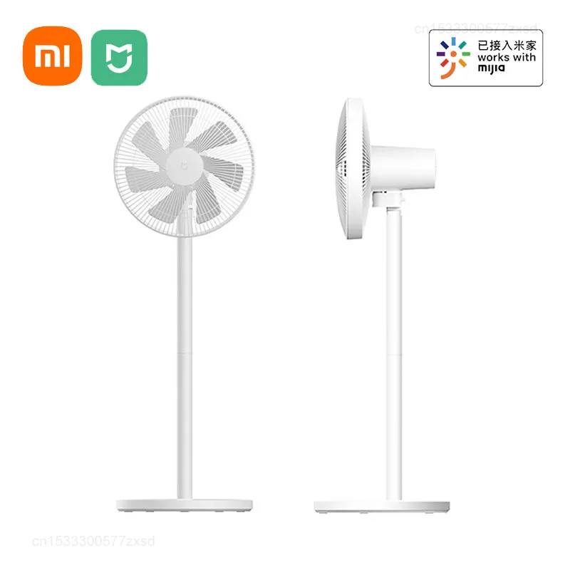 

Xiaomi Mijia Floor Fan,7 Blade,Adjustable Wide-angle 90°,Home Fan for Living Room,Support MI HOME APP Wired Fan JLLDS01DM