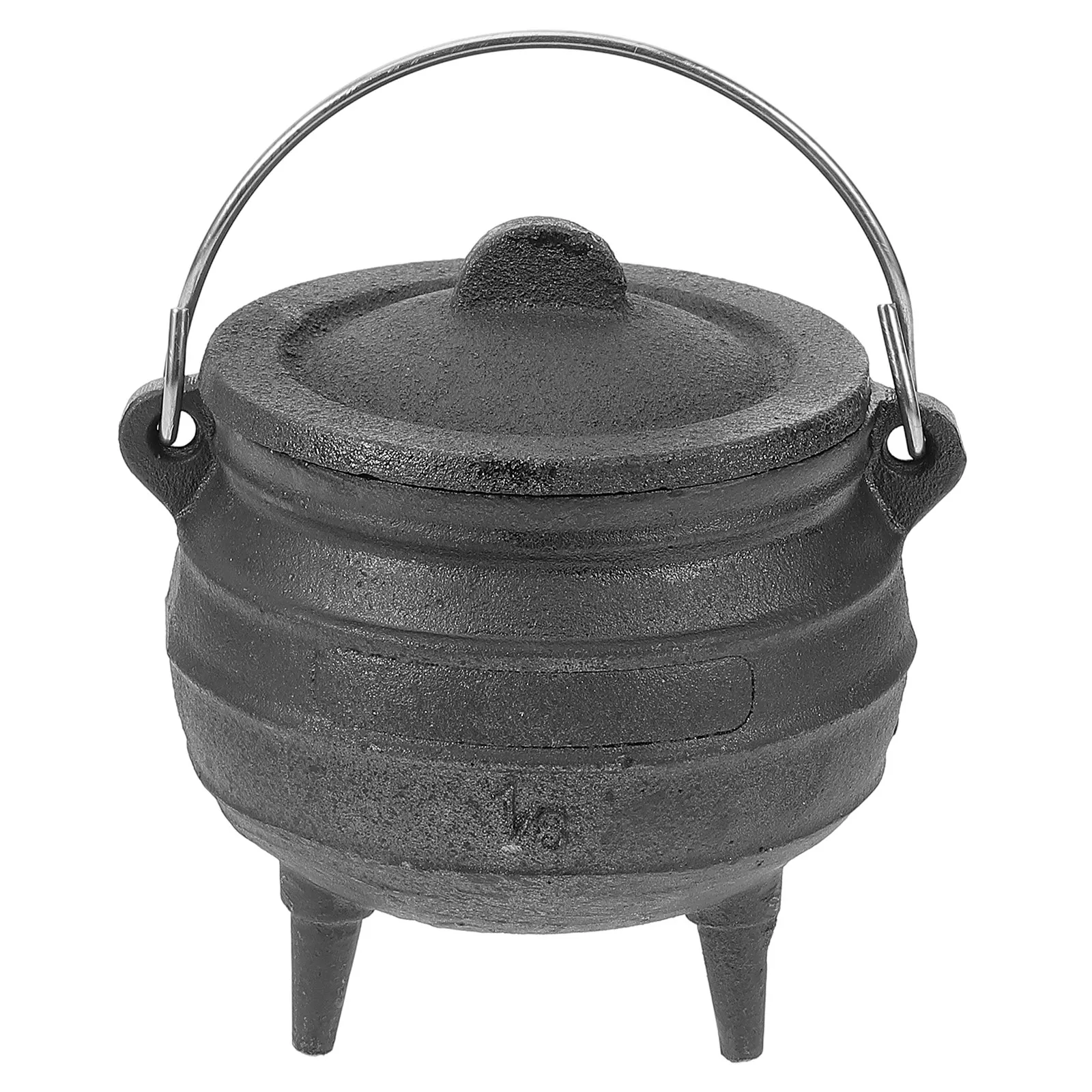 

Чугунный волшебный котелок ведьмы в полой форме, настольный декор для Хэллоуина, ритуальный орнамент для вечеринки, чугунный котелок