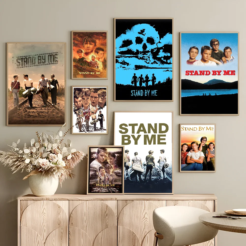 Stand By Me Vintage Self-adhesive Art Poster Whitepaper Prints Posters Artwork Aesthetic Art Wall Painting