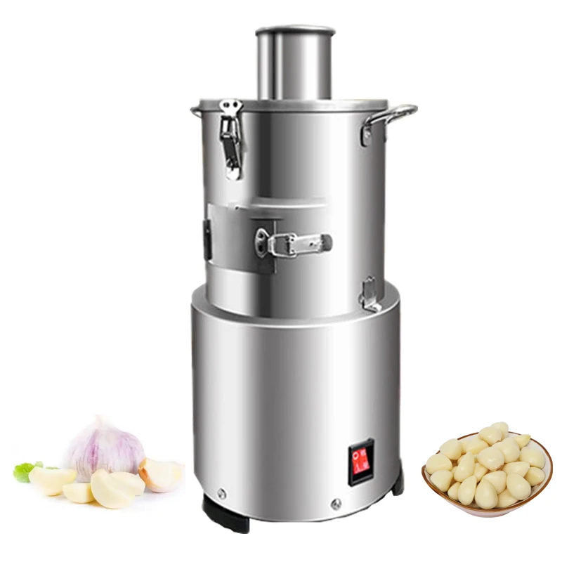 220V Electric Garlic Peeler Machine Stainless Steel Commercial Home Grain Restaurant Barbecue Separator Convenient