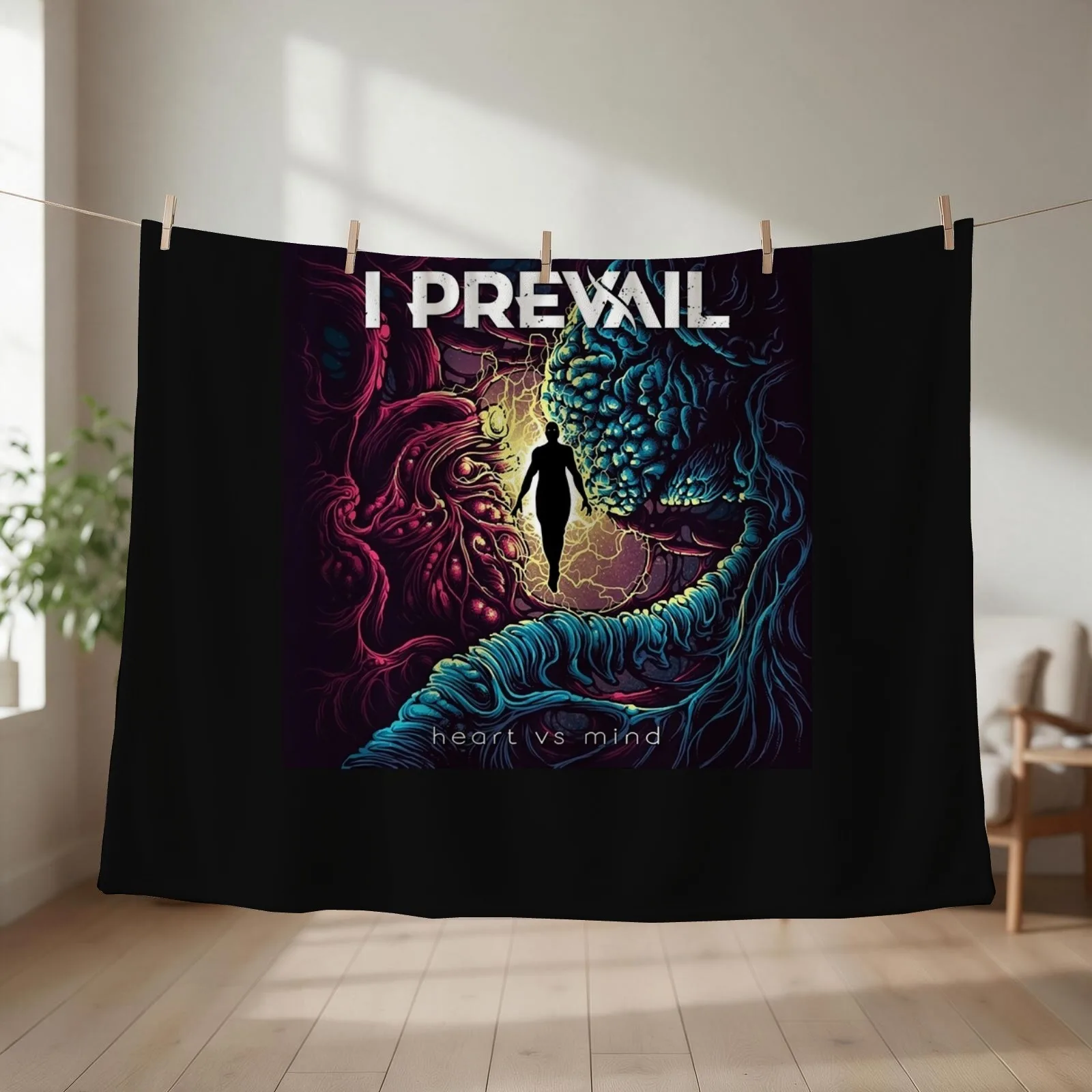 I prevail heart vs mind Throw Blanket Sofa Throw blankets and throws Cute Large Blankets