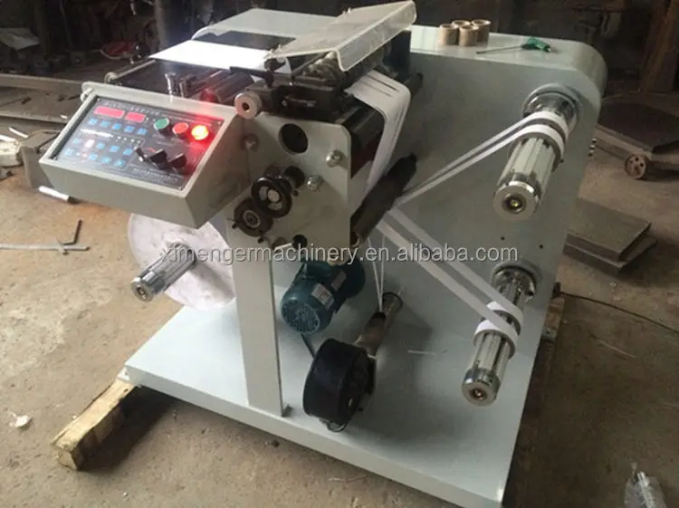 Automatic 320mm Label Slitting Rewinding Machine Adhesive Roll Labels Slitting Slitter Rewinder Machine