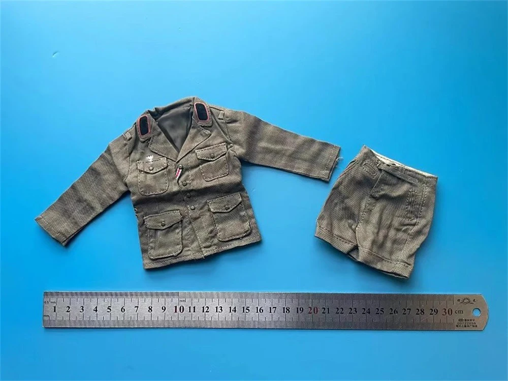 

For Sale DML 1/6th North Africa Soldier Doll Dress Coat Short Pant Uniform Toys Model Accessories For 12" DID COO BD001 Figure