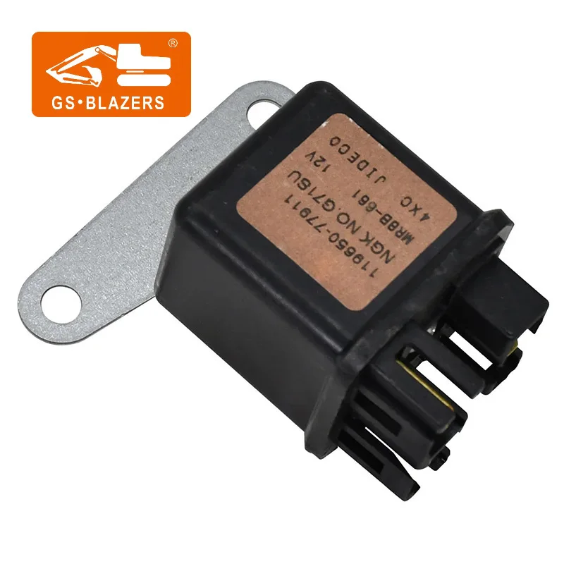 Engineering machinery parts are suitable for Yanmar 4TNV94 Preheat relay 119650-77911