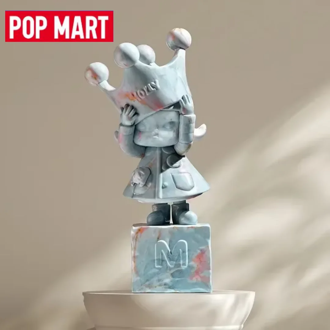 

Коллекционные статуэтки POP MART MOLLY к 2-летию, серия «Ретро», слепая коробка, загадочная фигурка, милая аниме-кукла для рабочего стола