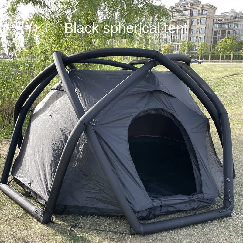 

High-end Blackened Spherical Inflatable Tent Outdoor Thickened Camping Tent Ultra-lightweight Tent Camping Shelter