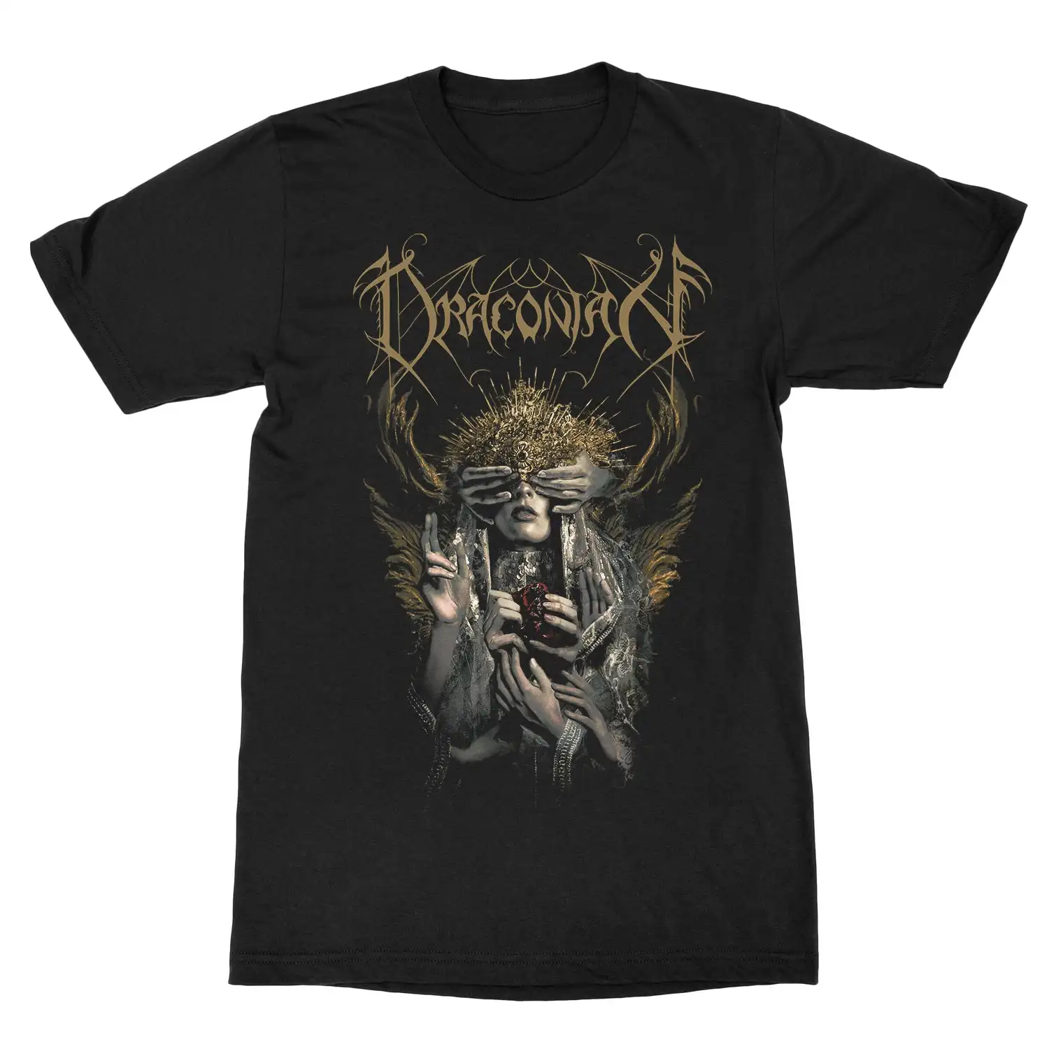 Draconian Achamoth Band T-Shirt Cotton Graphic Tee Men Women Summer Streetwear Top