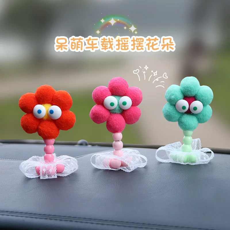 

Car Flower Ornaments for Decoration Interior with High-end Sense of Luxury Women's Car Accessories Center Console Cute Ornaments