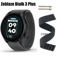 NEW For Zeblaze Btalk 3 Plus Strap Nylon Smart Watch Band Hook&Look Soft Belt Watchband