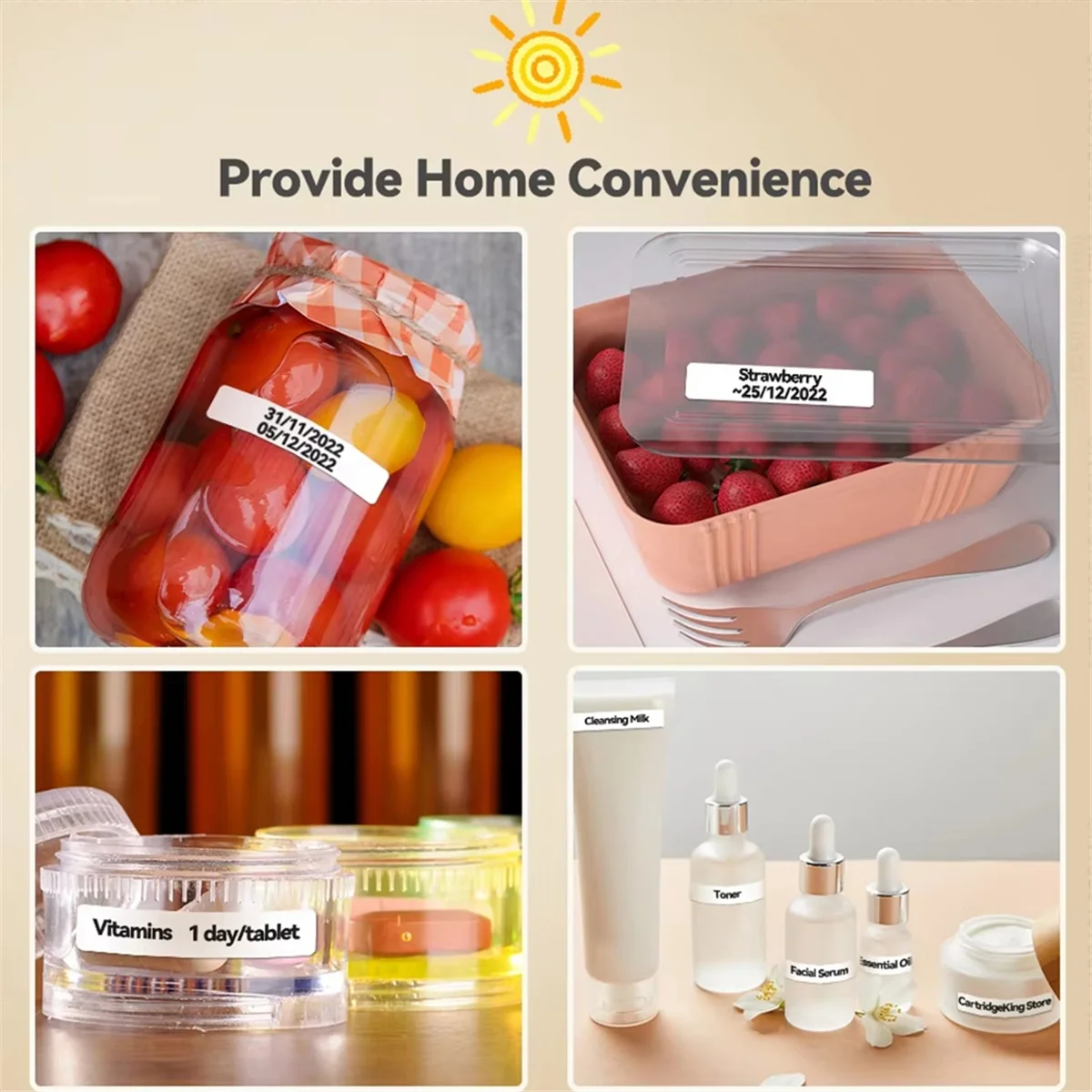 새로운 휴대용 라벨 메이커 P12 무선 블루투스 연속 라벨 프린터 라벨 메이커 기계 보관 사무실 홈, C