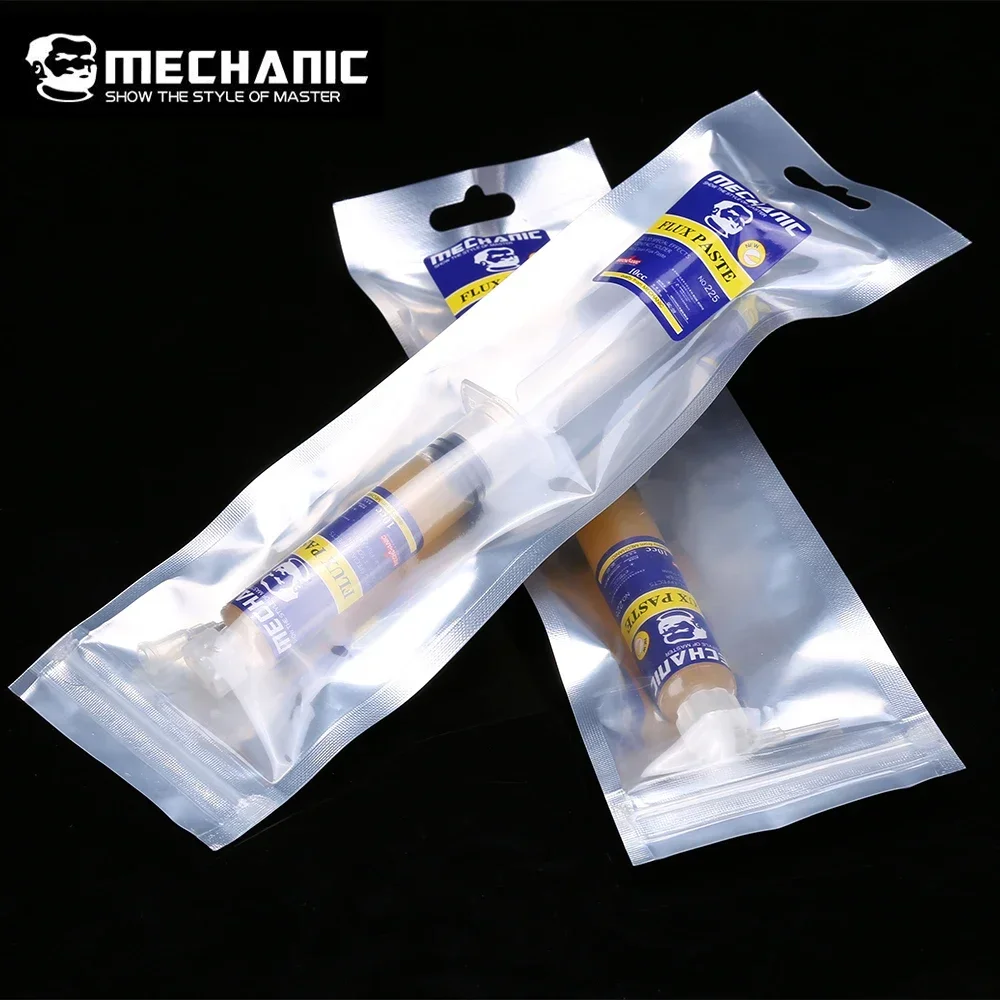 MECHANIC 10CC 225 UV Liquid Paste Soldering Flux for IPhone CPU Nada SMD BGA Demolition Special Solder Flux Paste + Needle