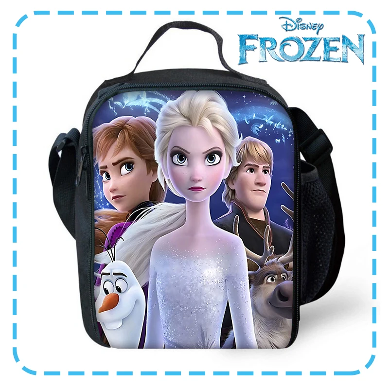 Disney Cartoon Child Insulated Large Capacity Bag for Boy Girl Student Outdoor Frozen Picnic Resuable Thermal Cooler Lunch Box