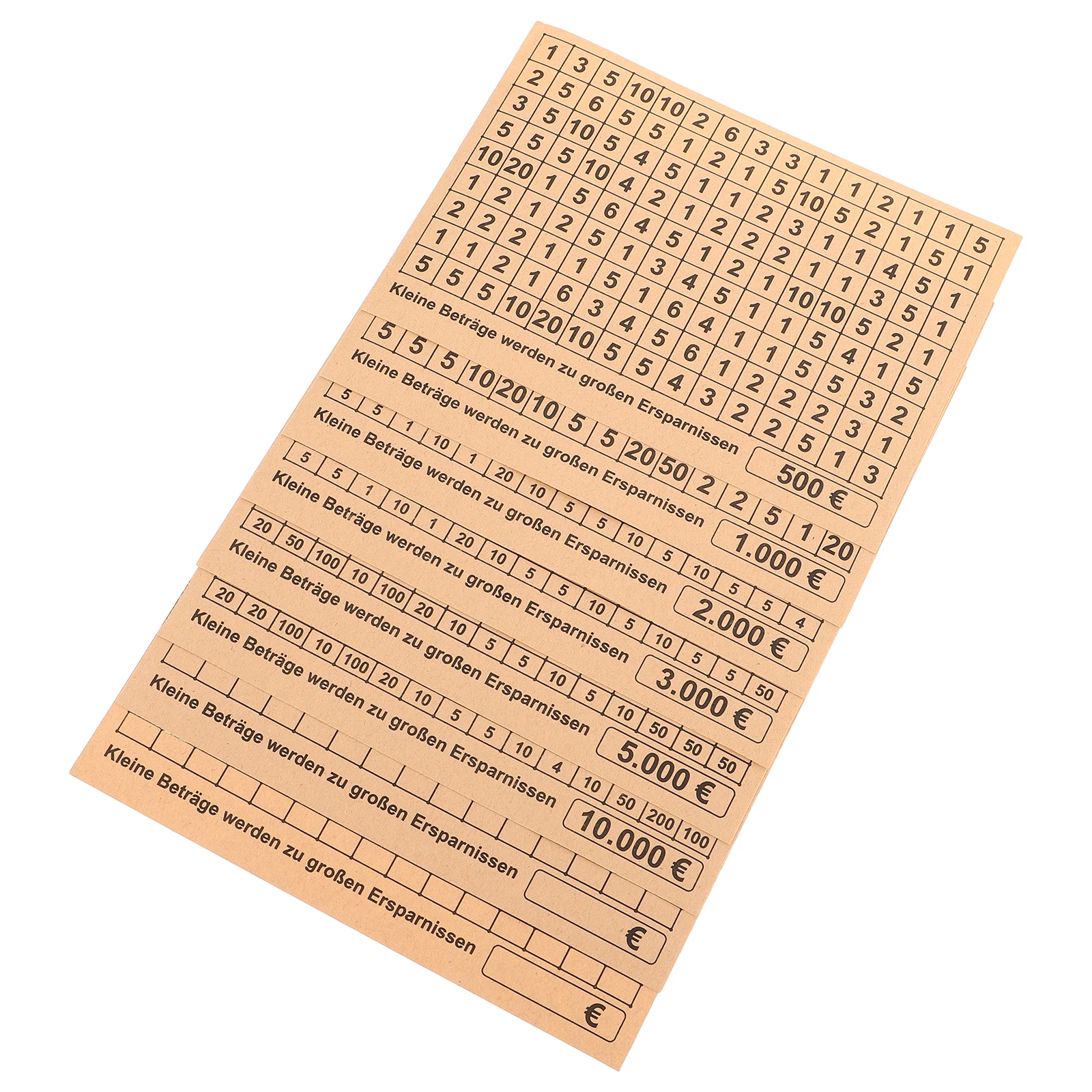 مجموعتان من ملصقات البنك الخنزير التي يمكنك صنعها بنفسك ملصقات صندوق المال لتوفير النقدية وتحدي المسار والرسوم البيانية وأوراق استراتيجية بنك العملات المعدنية