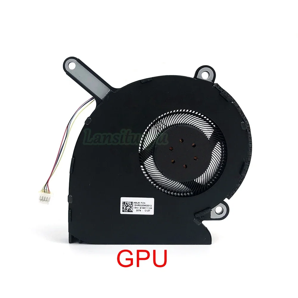 Новый охлаждающий вентилятор для процессора и графического процессора ноутбука ASUS ROG G512LWS G512LW G512LV G512LI G512LH G712LWS G712LW G712LV G712LU/LI Кулер DC5V 0.5A