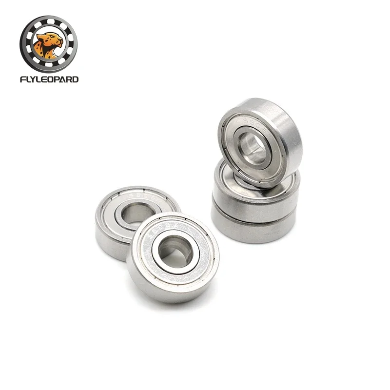 2pcs Ball Bearings 608ZZ 8x22x7 mm ABEC-7 Deep Groove Miniature Bearings For Skateboard Scooter 3D Printers Bearings