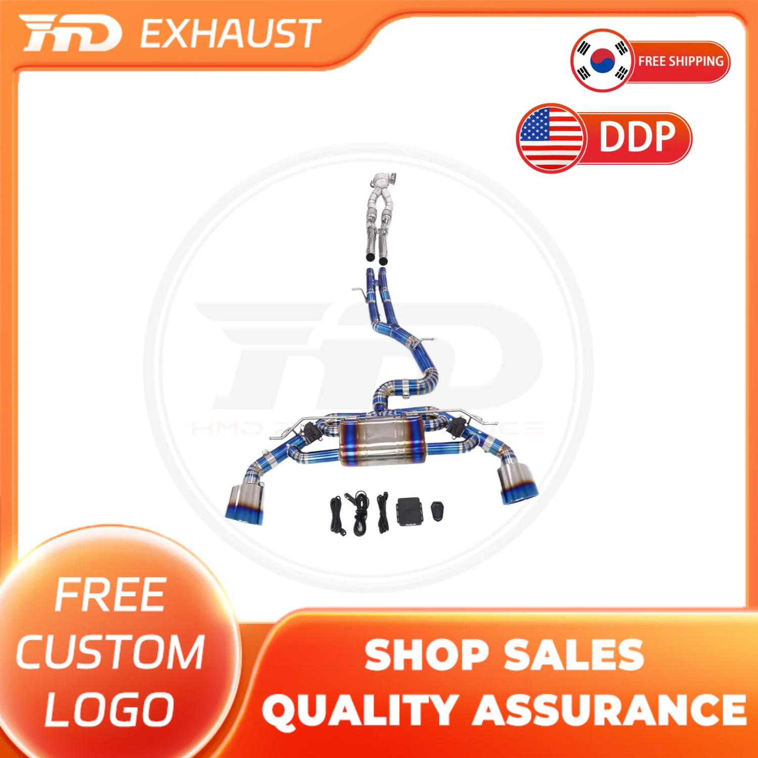 

HMD Exhaust Full System Performance Catback Exhaust for AUDI RS3 2.5T 8Y 24+ With Electronic Valve and Catalysis Downpipe