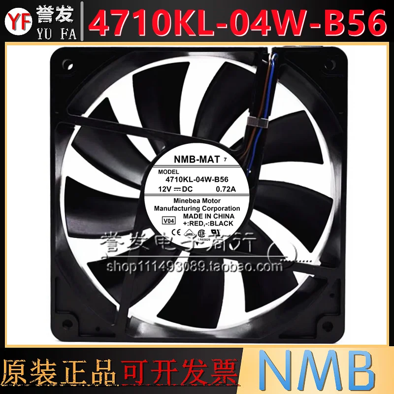 

НОВЫЙ ОРИГИНАЛЬНЫЙ 4710KL-04W-B56 12 В 0,72 А 12025 120x120x25 мм Охлаждающий ВЕНТИЛЯТОР РАДИАТОР