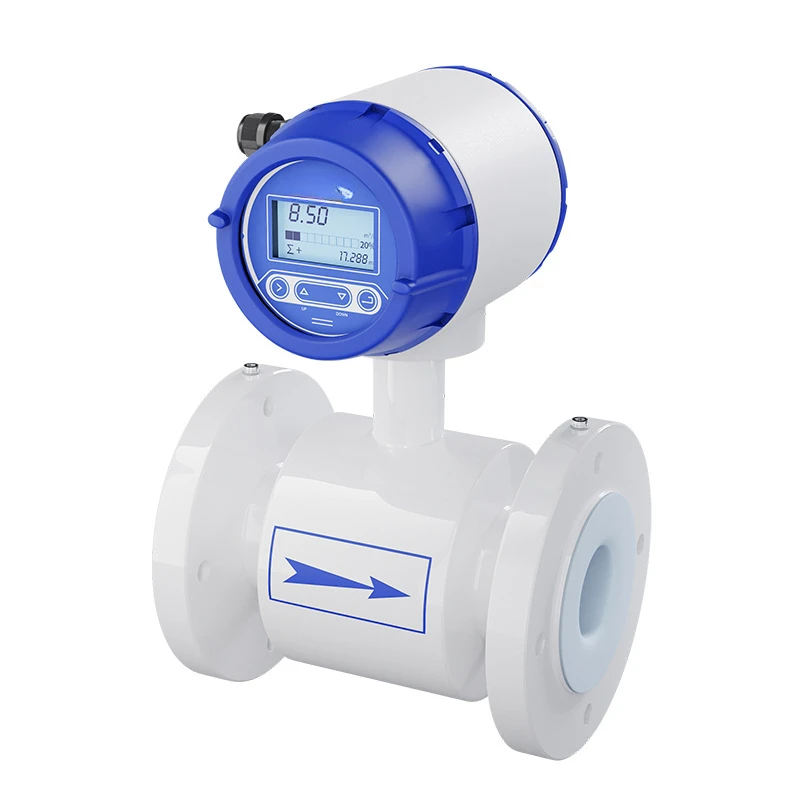 

Smart Electromagnetic Flowmeter Sewage Liquid Split DN100/50 Cold Heat Meter Integrated Water Flow Meter