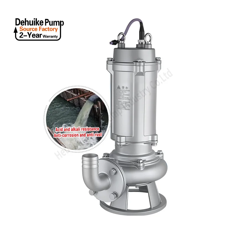 

Heavy Duty Submersible Sewage Pump High Pressure Pump For Dirty Water
