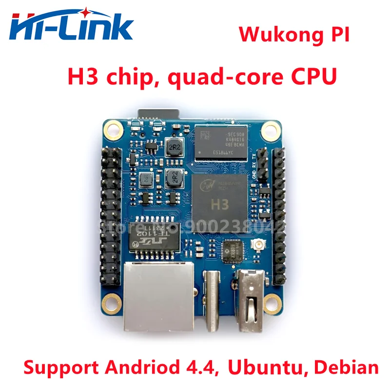 Free Shipping WuKong pi 512MB RAM Open Source Allwinner H3 Development Board Super Raspberry Pi Quad-core Cortex-A7