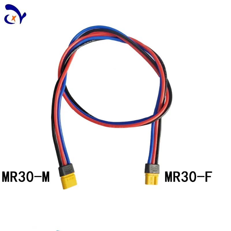 1PCS MR30-Male/female extension cord Three core with sheathed high temperature model plug