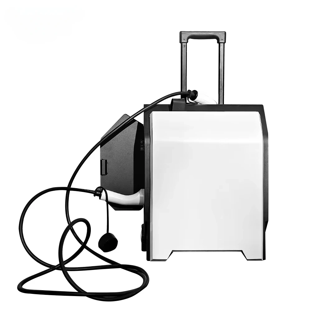 

Movable Type1/Type2/GBT 3500W 3.072KWH Fast Emergency EV Charger Portable EV Charging Station Mobile EV Charger EVSE