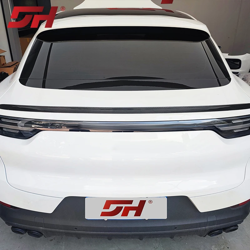 Factory Wholesale Hot Sale Suitable forPorsche 2018 up ‘Cayenne 9Y0 Coupe Turbo Dry Carbon Mid Wing Auto Parts 6