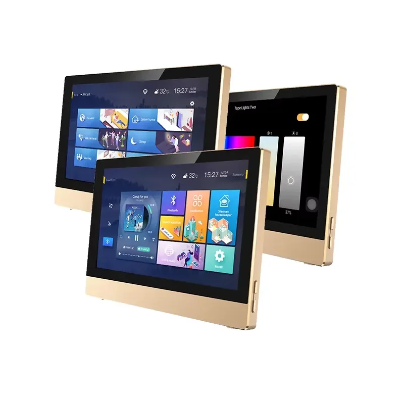 for Tuya WiFi 7 Inch Smart Screen Home Theater System ZigBee Gateway Built In Smart Home Control Devices