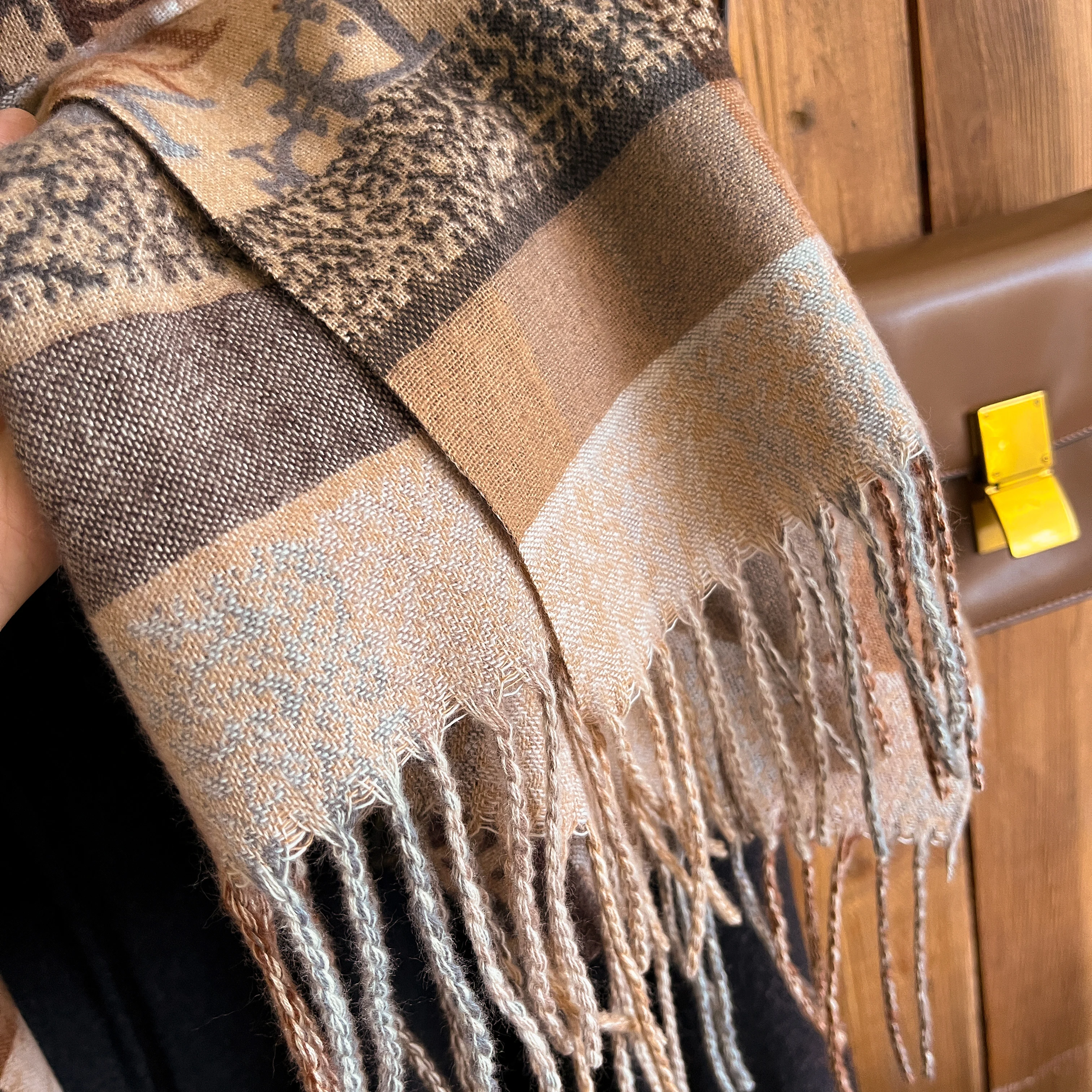 Winter Neue Marke Nationalen Stil Paisley Design Dicke Pashmina Warme Schal Lange Quaste Druck Schal Frauen Halten Warme Poncho Stolen – Detail 4