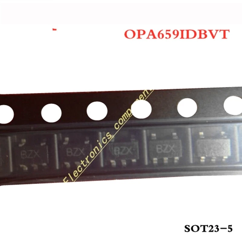 10pieces/lot OPA659IDBVT OPA659 659IDBVT OPAMP JFET 350MHZ SOT23-5  