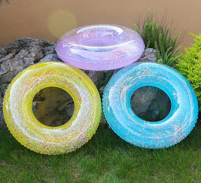 

Portable Eco-Friendly PVC Inflatable Swimming Ring Foldable Pool Float Rings for Kids for Water Games Summer Funpromote sales