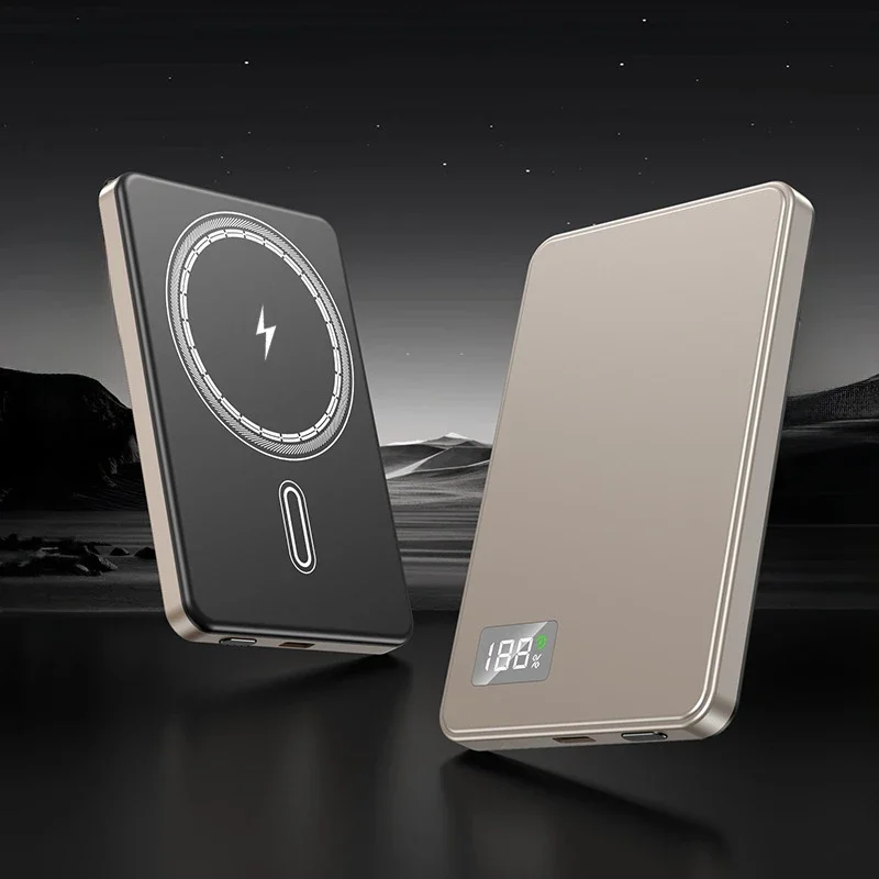 Xiaomi 50000mAh رقيقة المغناطيسي اللاسلكية PowerBank PD22.5W شحن سريع بطارية خارجية ل Magsafe آيفون سامسونج 2025 جديد