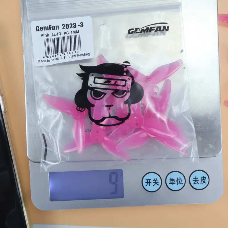 QY 8 قطعة Gemfan إعصار 2023 2X2.3X3 3-Blade مسواك المروحة 1 مللي متر 1.5 مللي متر ل RC FPV سباق حرة 2 بوصة مسواك الطائرات بدون طيار #6