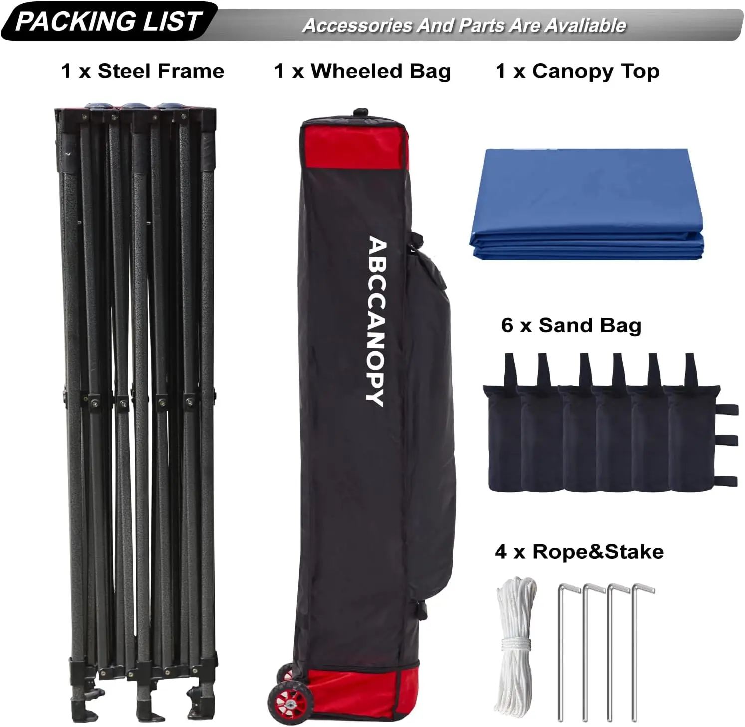 Tenda a baldacchino Pop-Up Patio 10x20 Commercial-Series (blu Navy)