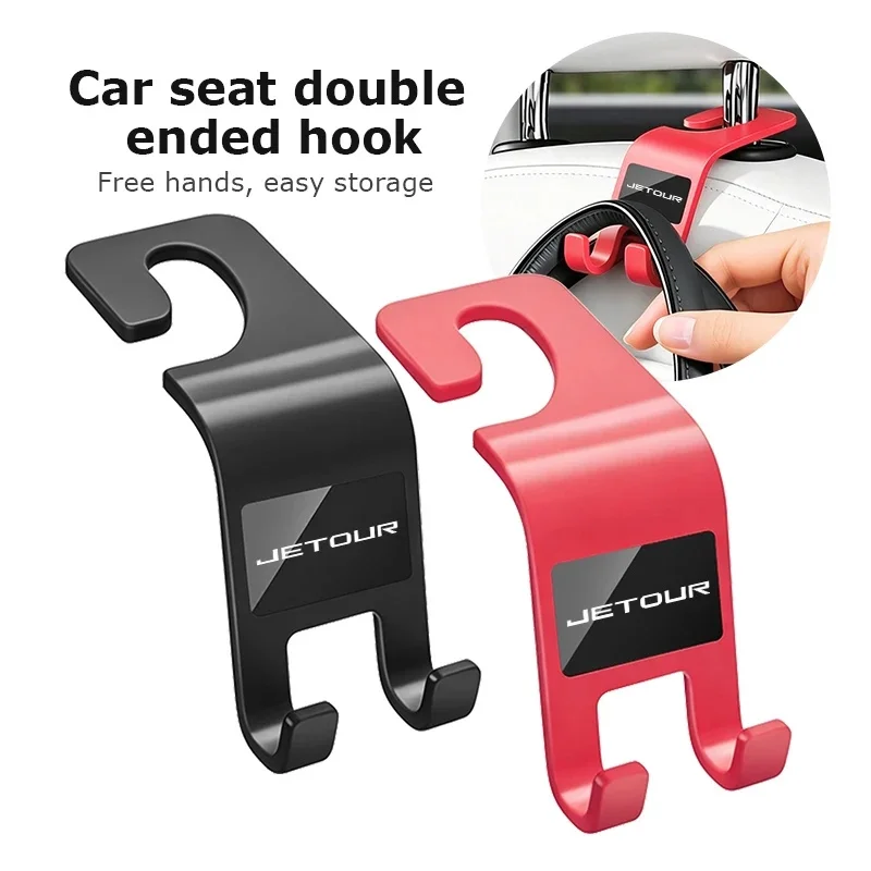 Double‑Ended Headrest Seat Back Hook Storage Hanger for Chery Jetour X70 X90 Dashing Omoda C5 Jaecoo J7 J8 Interior Accessory