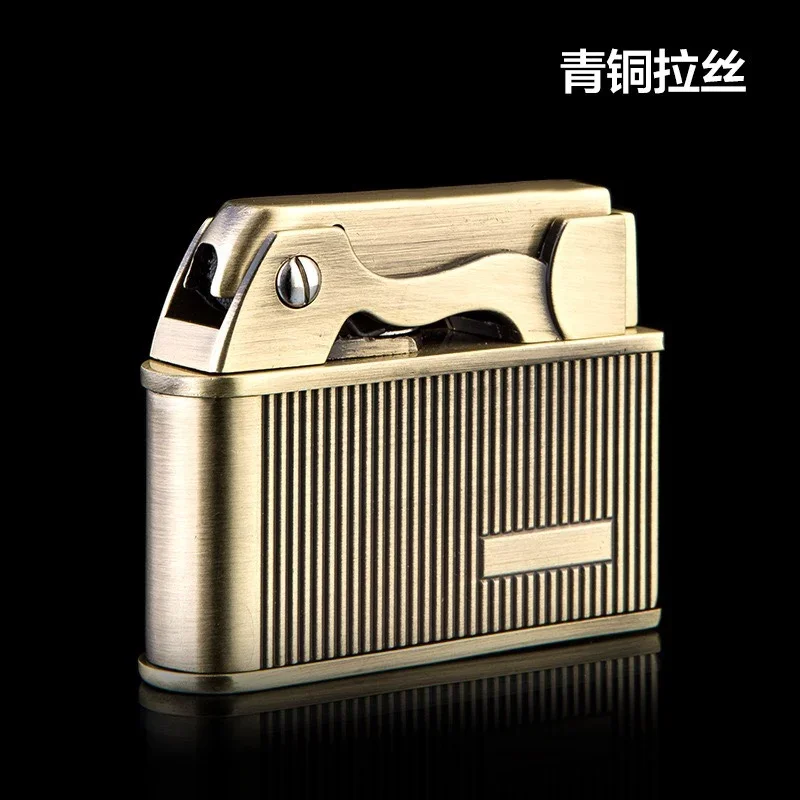 JOBON Retro Kerosene Lighter Creative Personality Lets Bullets Fly Same Product Vintage Kowtow Metal Lighter for Men