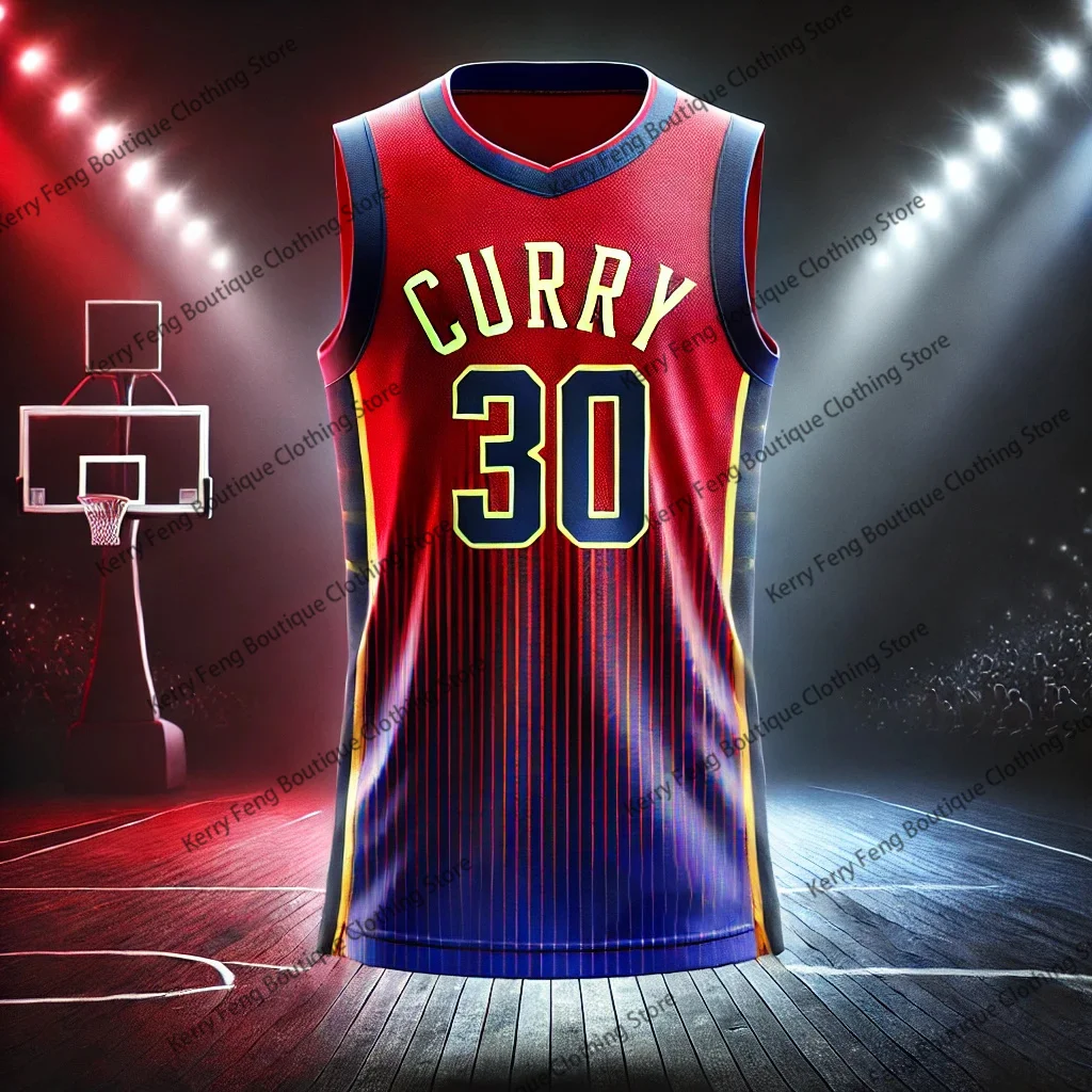 Summer New  Arrival Men Basketball Jersey 30 Curry Sleeveless Vest Tracksuit Training Uniform Tank Top