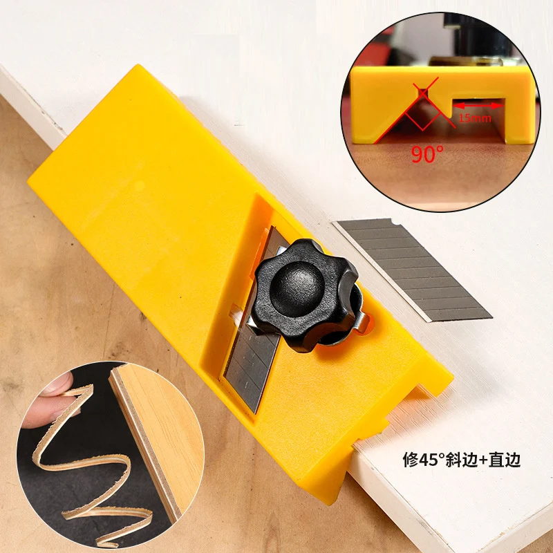 Woodworking Gypsum Board Planer Tool Edge Corner Planer Board Edge Trimming Manual Planer 45 Degree Hand Plasterboard Cutter