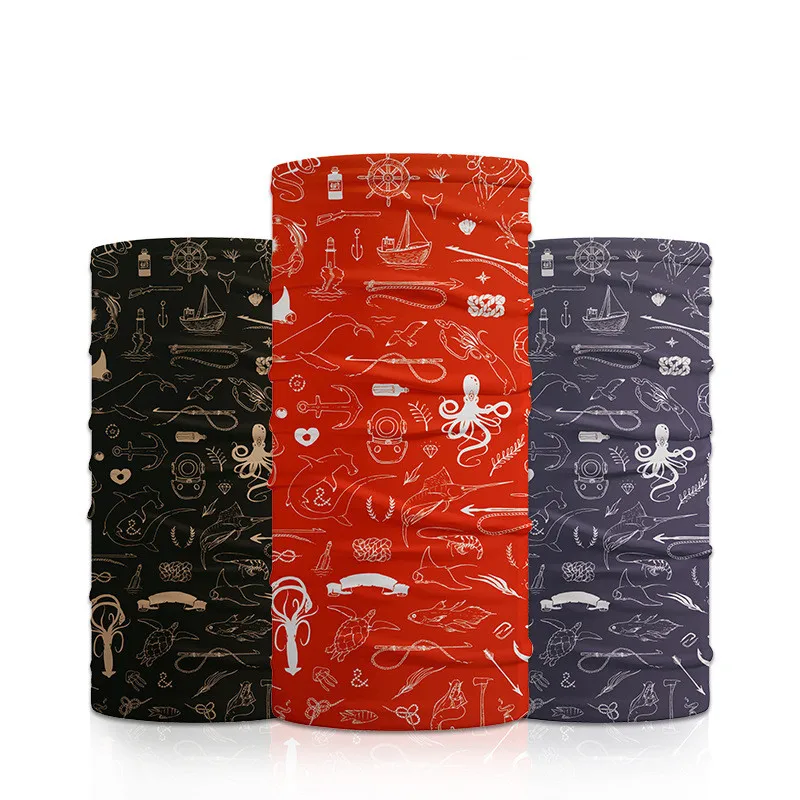 Outdoor Neck Gaiter Seamless Bandana Unisex Sports Face Cover Sun Protection Windproof Scarf Cycling Fishing Running Headwear