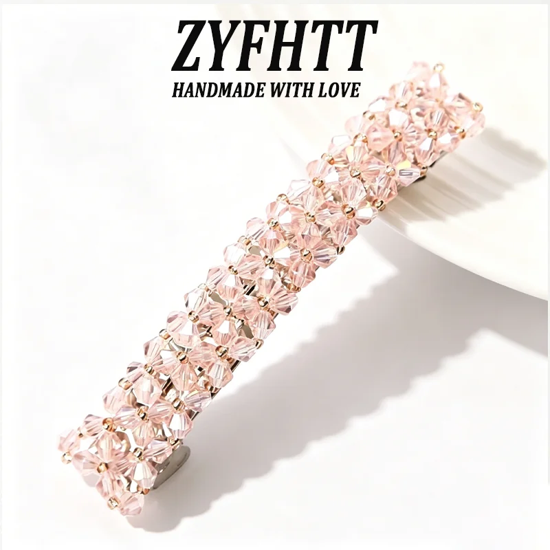 1/3 Stück ZYFHTT Strass-Metall-Haarspange für Damen, Elegante Seitenspange, Modische Mädchen-Haarnadel, Haaraccessoires – Detail 11