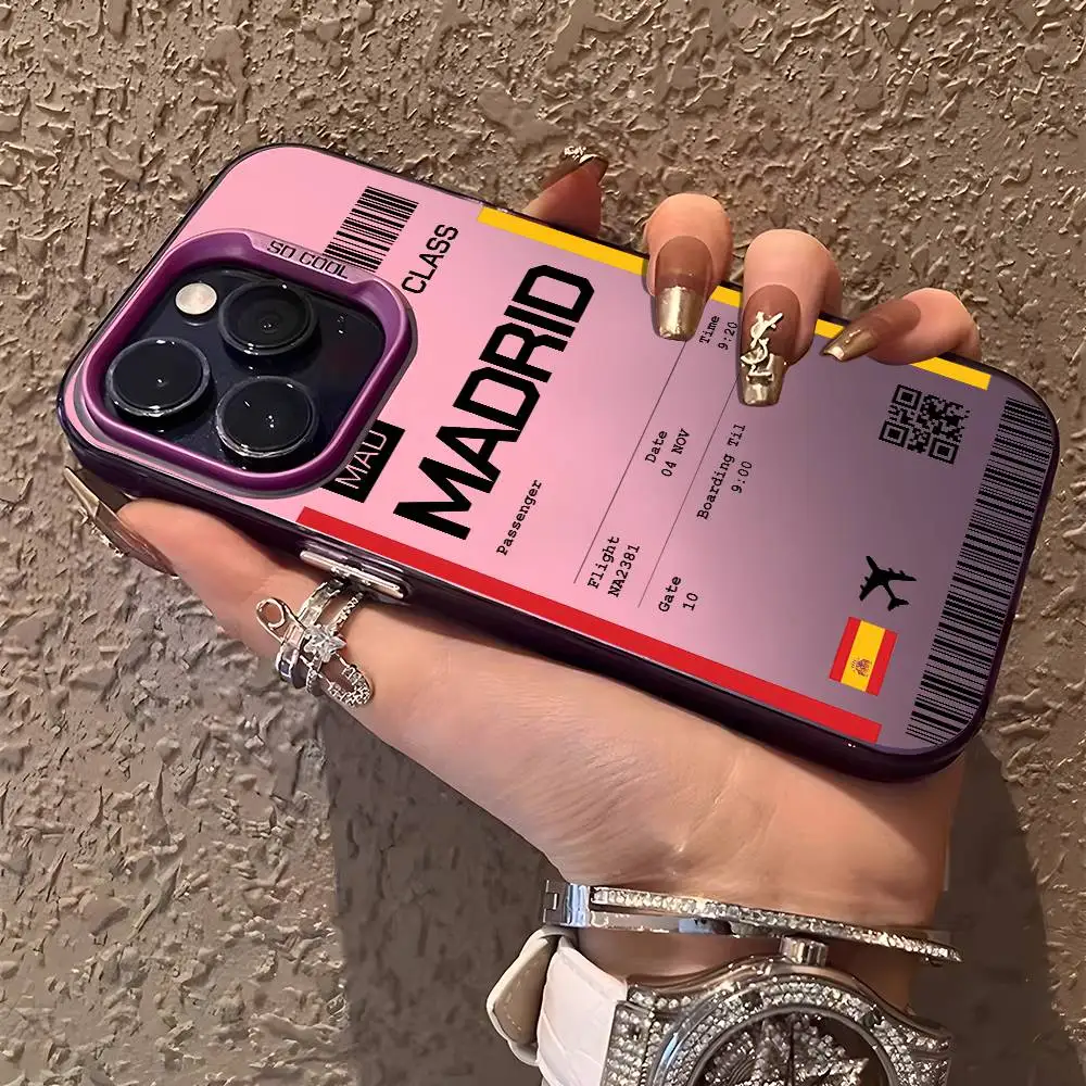 حافظة لهاتف آيفون 16 15 14 13 12 11 Plus Pro Max متعددة الألوان من أورورا ليزر مقاومة للصدمات #5