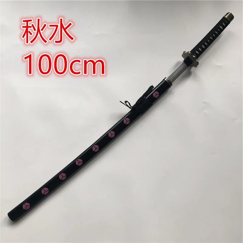 Anime Samurai Sword Prop para Adolescentes, Arma Yama, Katana Espada Armada, Faca Ninja de Madeira, Brinquedos Cosplay, 100cm