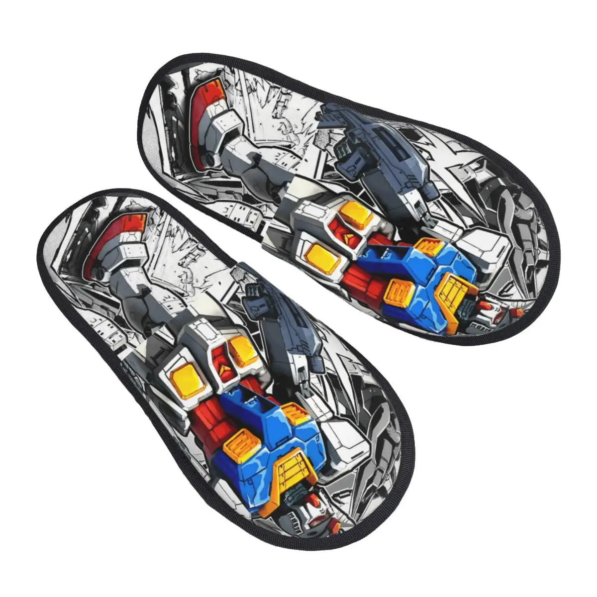 

Домашние тапочки с фильмами Mangas G-Gundams на заказ, женские удобные тапочки без шнуровки из пены с эффектом памяти, спа-тапочки