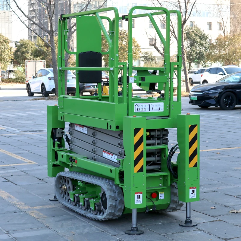 High Quality 4m 6m 8m 10m 12m 14m 16m All Terrain Small Automotive Tracked Hydraulic Platform Scissor Lift