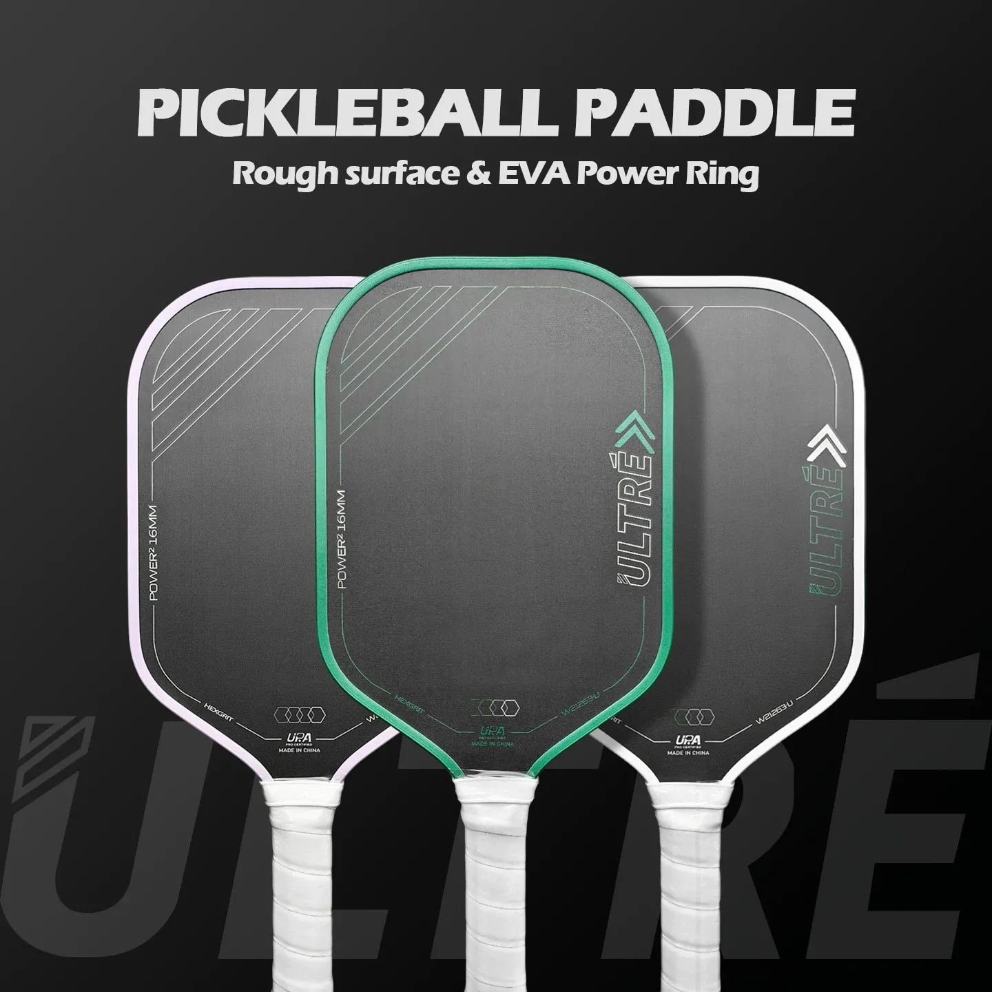 Professional Gen5 Pickleball Paddle Hot-Pressed Carbon Fiber Inner Core High Spin Control Unisex Sports Racquet